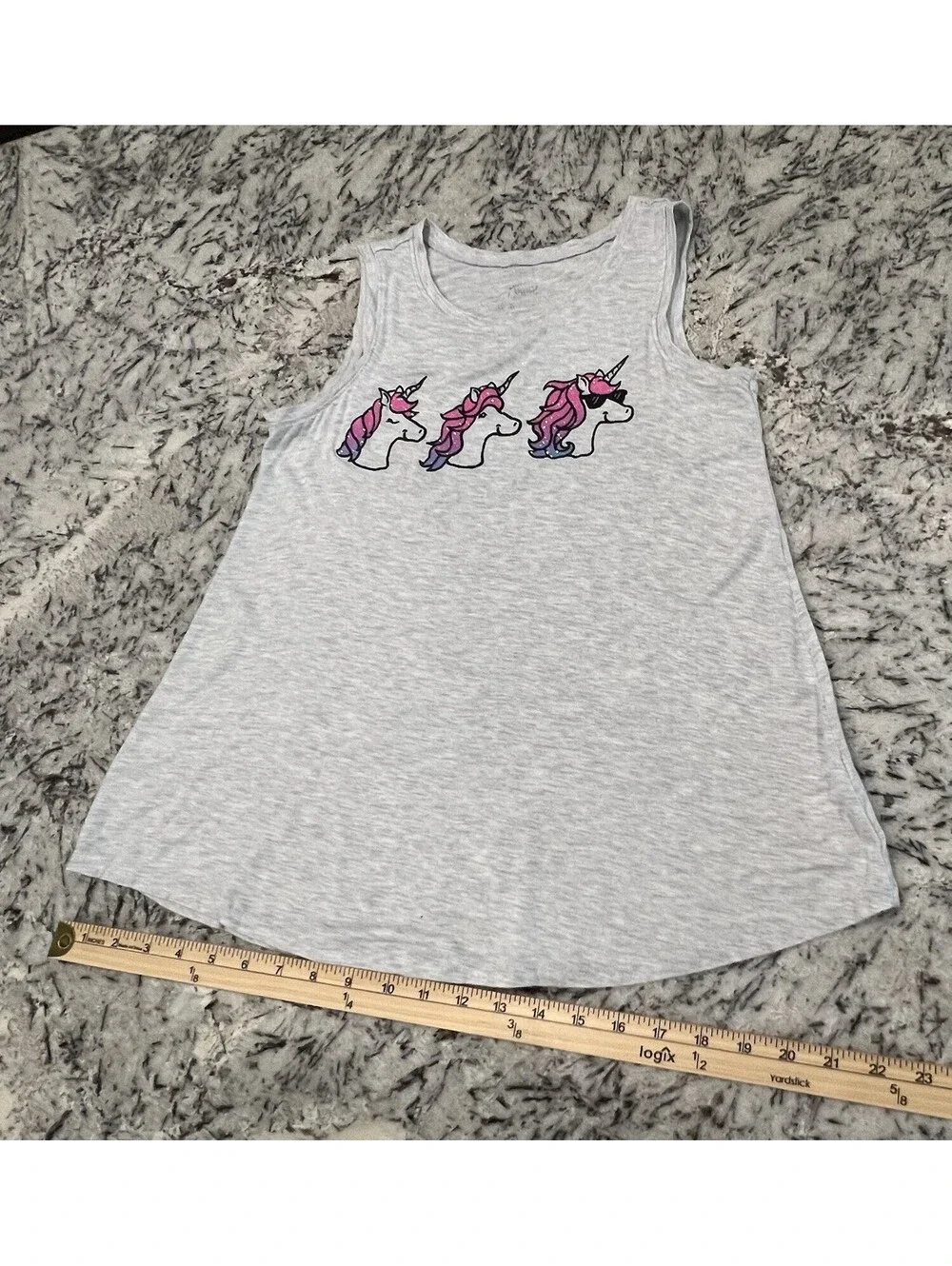 JUSTICE GIRLS OUTFIT SIZE 14/16 UNICORNS
